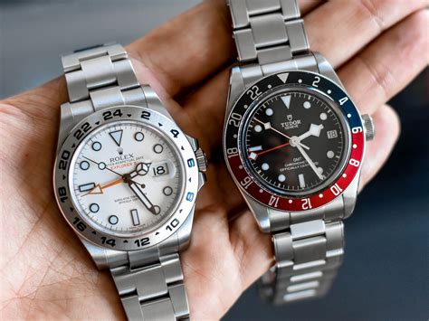 tudor gmt rolex gmt side by side|Tudor GMT one week review, and comparison to the Black Bay.